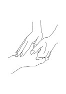 Holding Hands | Luo oma juliste