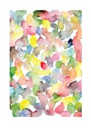 Colorful Abstract Watercolor Art | Luo oma juliste