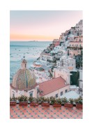 Positano Amalfi Coast Sunset | Luo oma juliste