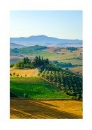 Tuscany Landscape View | Luo oma juliste