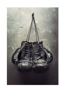 Boxing Gloves Hanging On Wall | Luo oma juliste