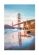 Golden Gate Bridge At Sunset | Luo oma juliste