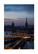 Stockholm By Night | Luo oma juliste