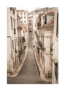Calm Street In Old Lisbon | Luo oma juliste