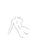 Female Body Silhouette No3 | Luo oma juliste