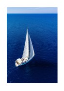 Sailboat In The Middle Of The Ocean | Luo oma juliste