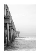 Pier In The Stormy Sea | Luo oma juliste