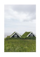 Farmhouses In Iceland | Luo oma juliste
