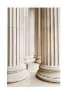 Row Of Marble Columns | Luo oma juliste