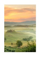 Misty Morning In Tuscany | Luo oma juliste